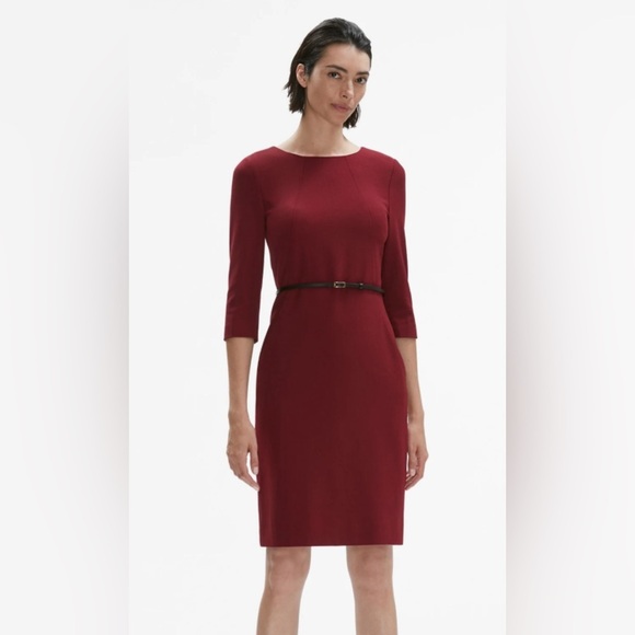 MM.LaFleur Rust Dress - Picture 1 of 16